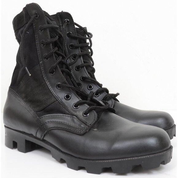 New Jungle Combat Boots Men\'s 12R Tactical Lace Up Military Work Boots  Vegan main image 5